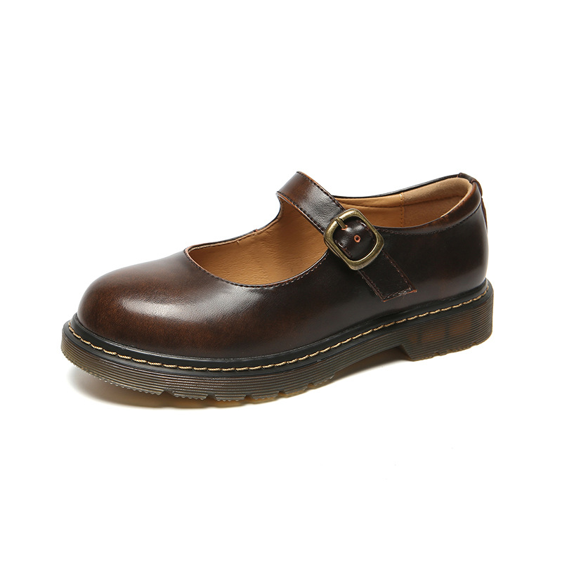 Spring And Autumn College Style Mary Jane Japanese Thin Shoes foto 4