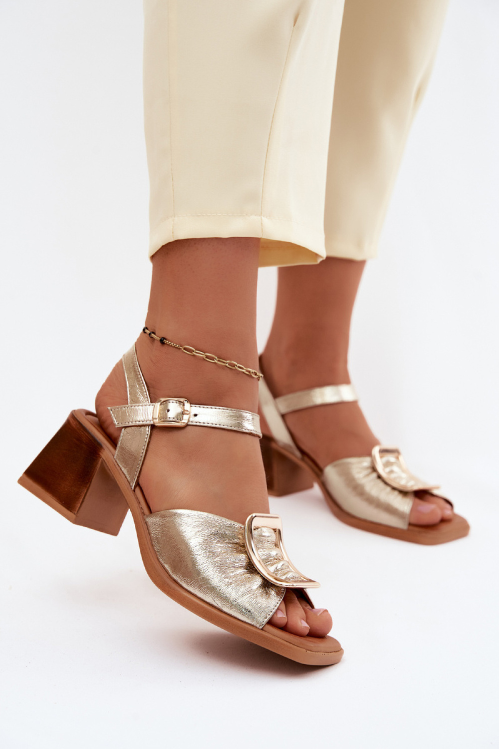 Sandalen op hak Step in style