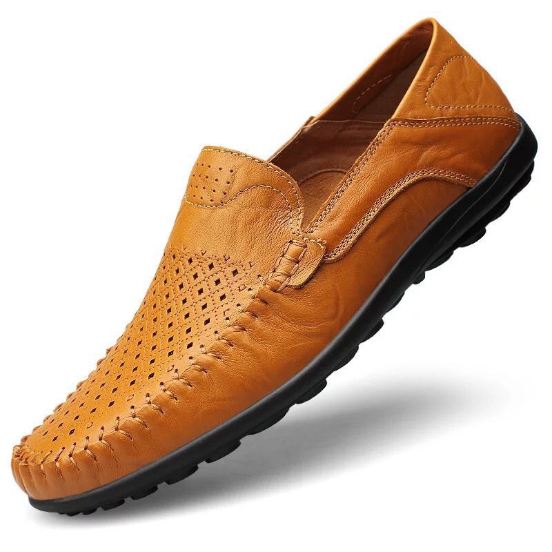 Fashion Men Hollowd-out Slip-on Business Shoes foto 2
