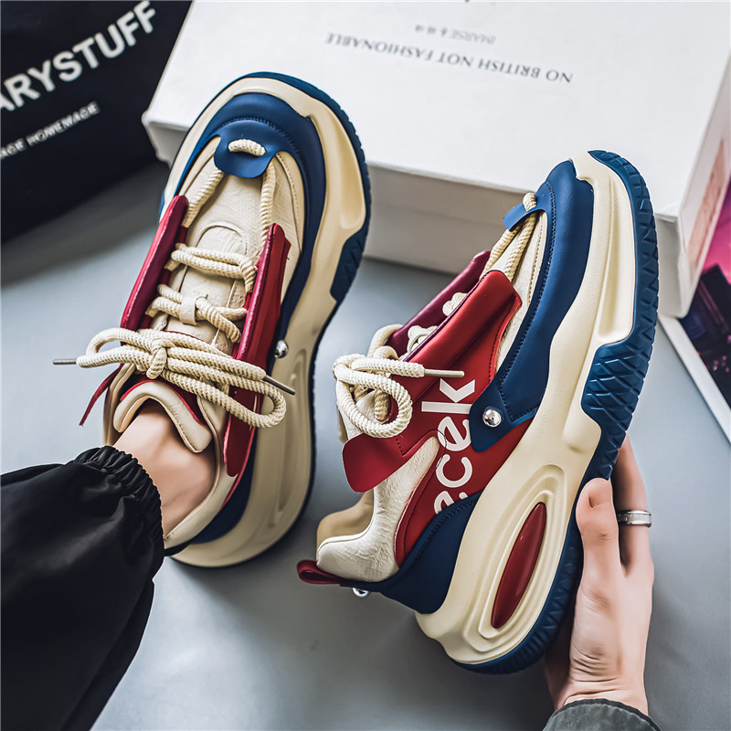 Men's Casual Sports Waterproof Dad Shoes Trendy All-matching foto 5