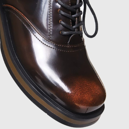 Mens Two-tone Thick-soled Leather Shoes Are Perfect For Both Casual And Commute Wear foto 2