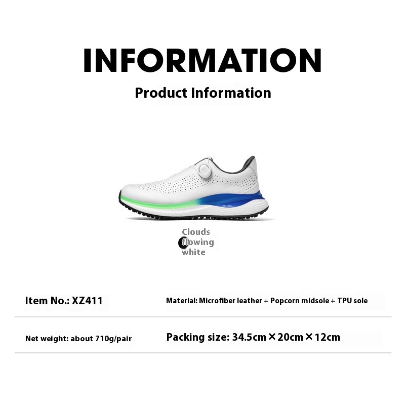Men's Sports Sneakers Super Soft Popcorn Midsole Knob Shoes foto 4