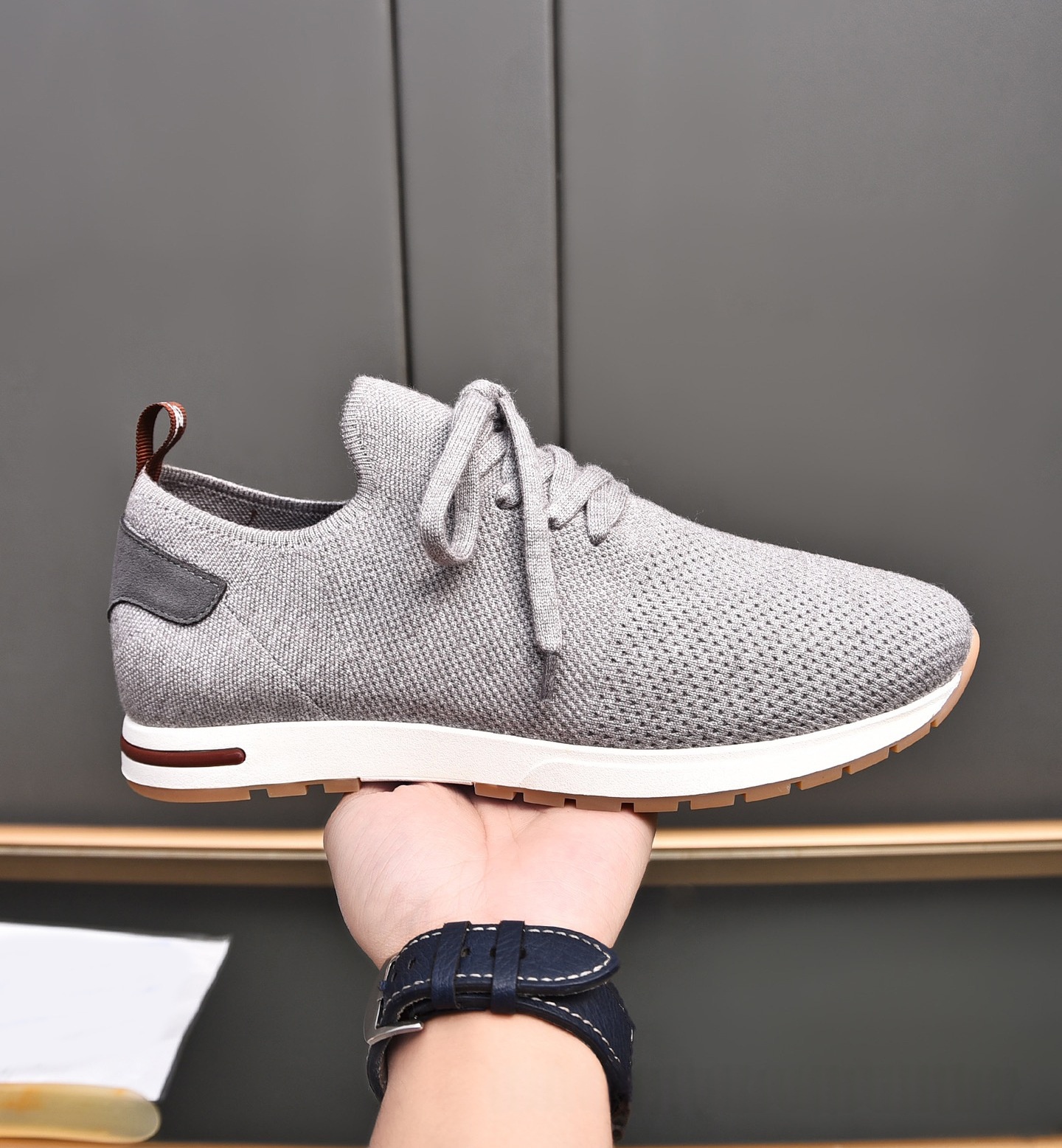 Knitted Sport Flyknit Mesh Mens Single-layer Shoes Outdoor Casual Footwear