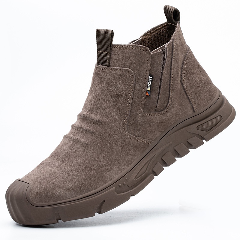Welder Safety Shoes With Male Steel Toe Caps For Anti Smashing And Anti Piercing foto 4