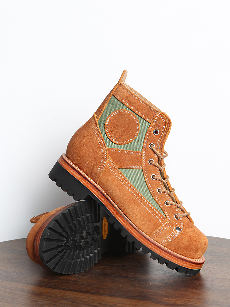 Heavy Skydiving Worker Boot Canvas High Top foto 2