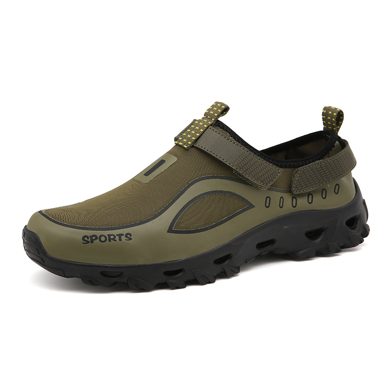 Outdoor Wading Slip-on Upstream Shoes Men's Non-slip Slip-on Hiking Shoes foto 2
