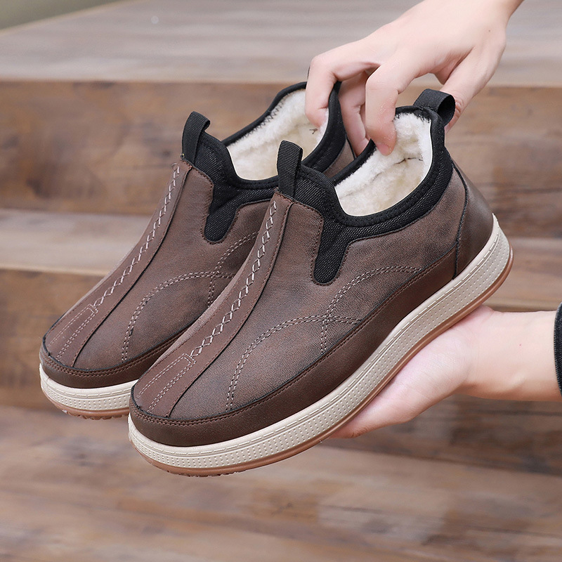 Winter New Cotton Men's Wool Cotton Boots foto 5
