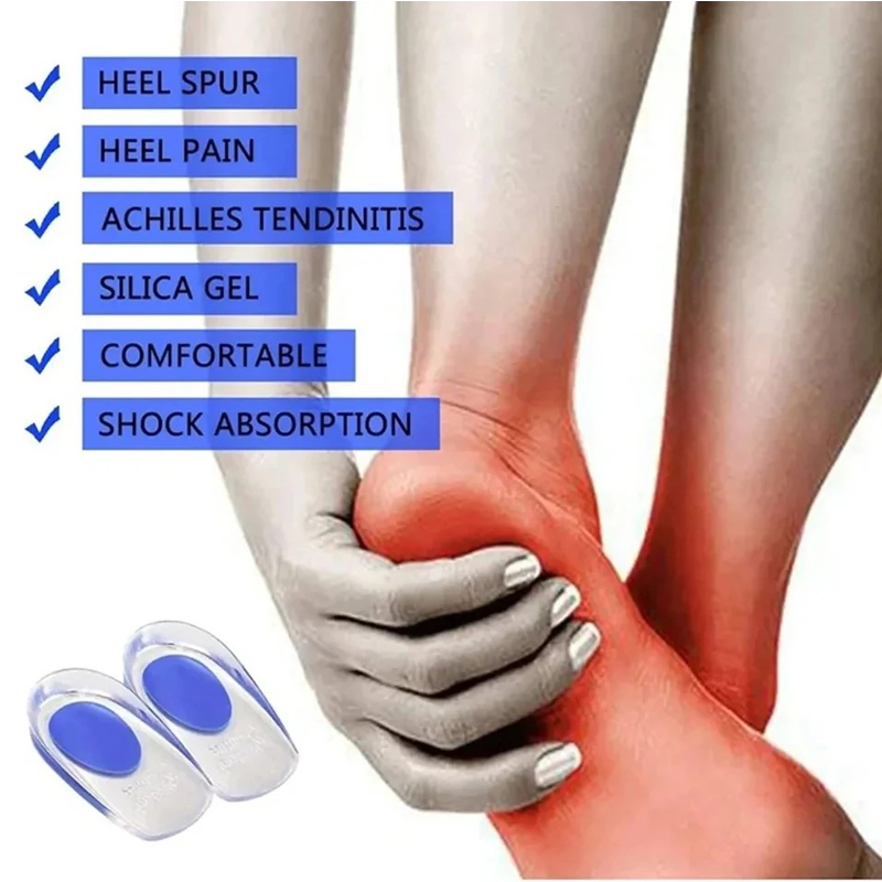 1pair Soft Silicone Gel Lnsoles Men Women foto 2