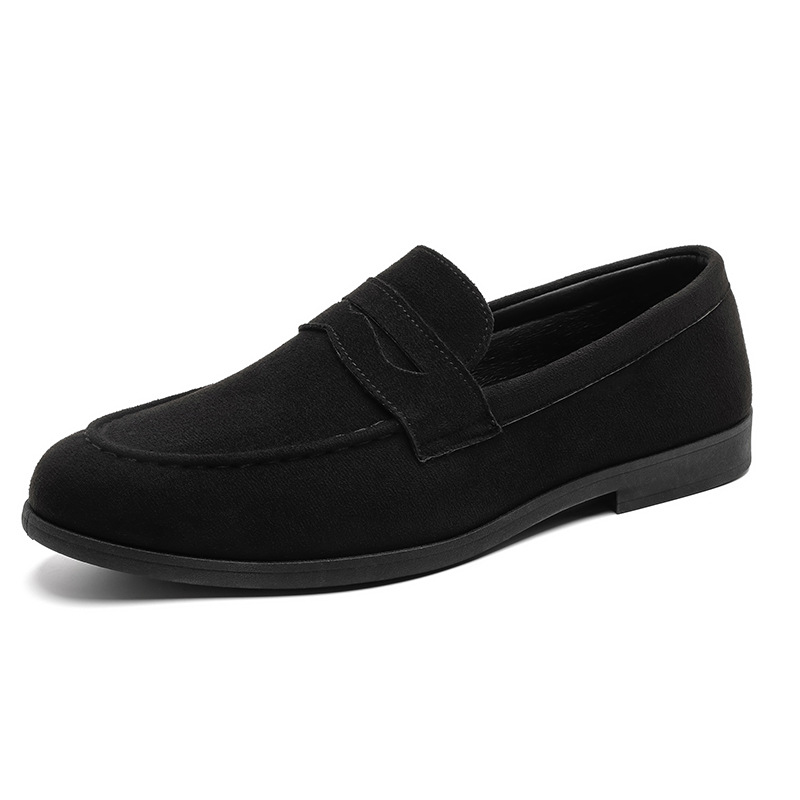Square Toe Height Increasing Slip-on Loafers Men's Casual Shoes Platform foto 4