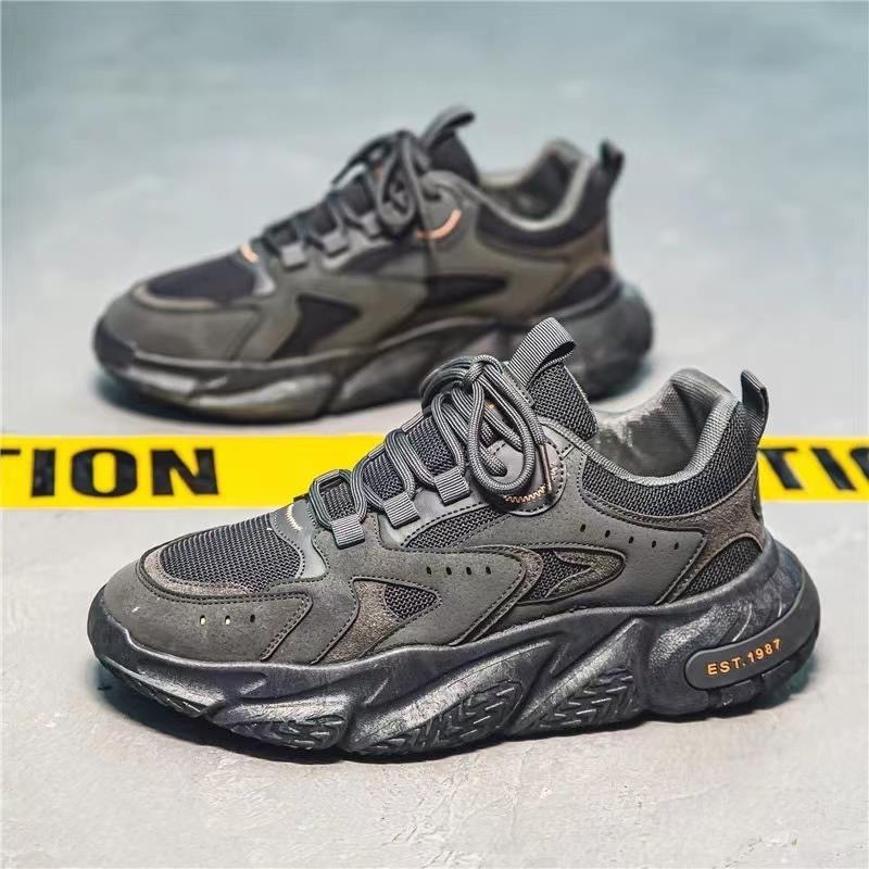 New Breathable Mesh Men's Fashionable All-Match Platform Sports Casual Shoes foto 3