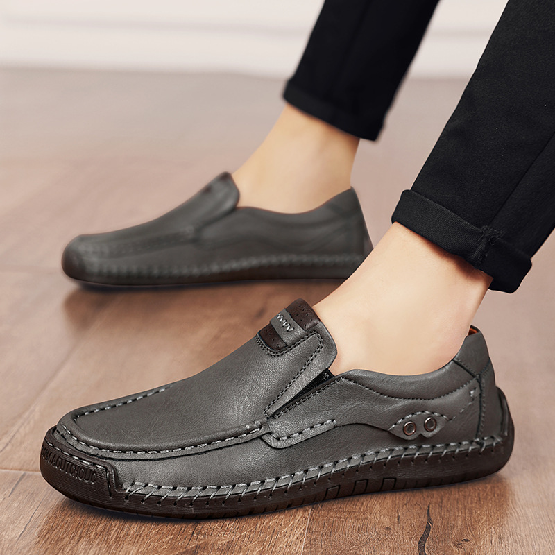 Men's Handmade Plus Size Leather Shoes foto 4
