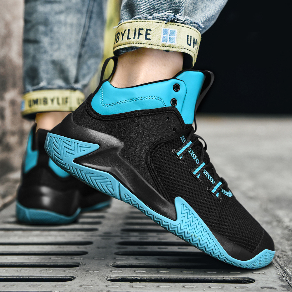Practical Training High-top Wear-resistant Shock Absorption Anti-collision Sports Casual Shoes foto 3