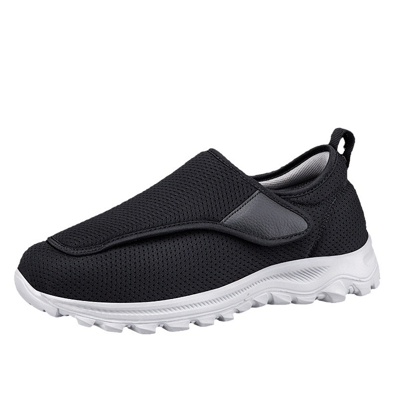 Widened Instep Swollen Feet Special Shoes Walking Shoes Men's Velcro Adjustable foto 3