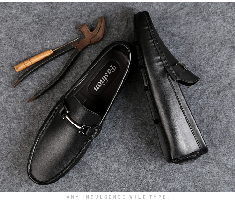 Gommino Men's Korean Fashion Slip-on foto 4