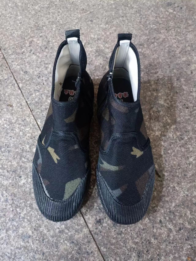 High-top Slip-on Side Zipper Breathable And Wearable Labor Protection Shoes foto 3