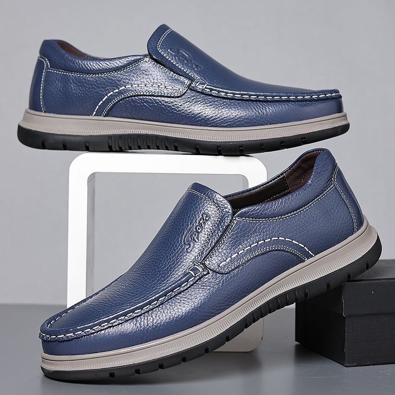 Men's Casual Waterproof Lightweight Leather Shoes foto 3