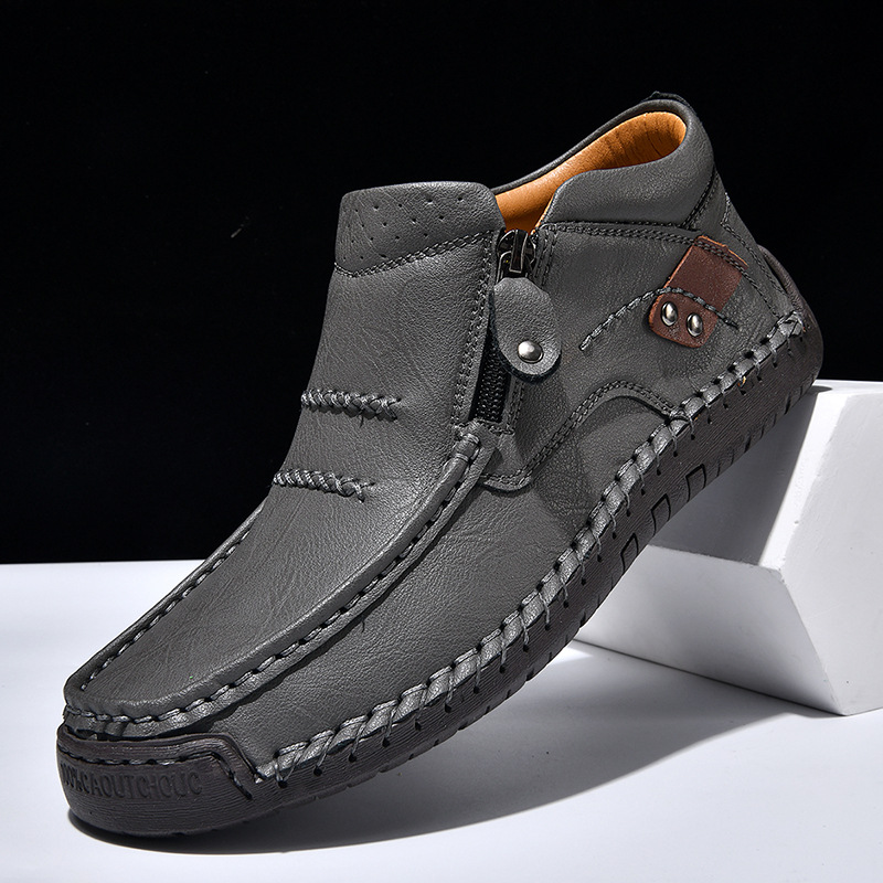 Plus Size Men's Outdoor Casual Shoes Slip-on Flat Bottom foto 3