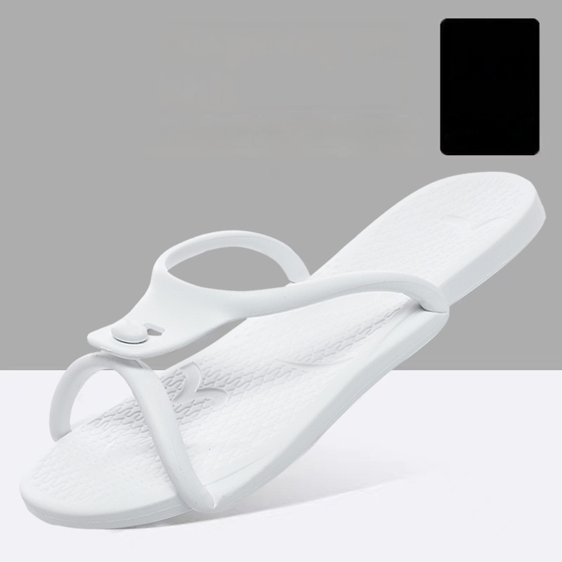 Travel Portable Folding Slippers Non-slip Soft Bottom For Business Trip foto 2