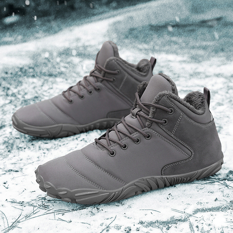 Men's Comfortable Casual Warm And Plush Thick Cotton Boots foto 2