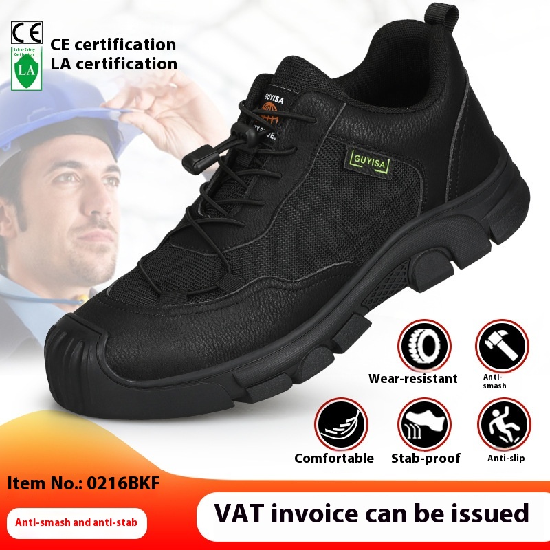 Steel Toe Shoes With Soft Soles Anti-smash And Anti-puncture foto 4