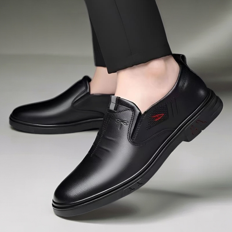 Men's Casual Leather Shoes Slip-on Soft Sole Soft Leather foto 4