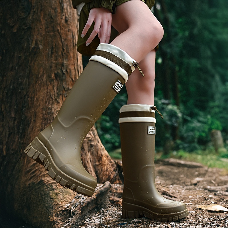 Womens Tall Rain Boots Waterproof And Non-Slip foto 2