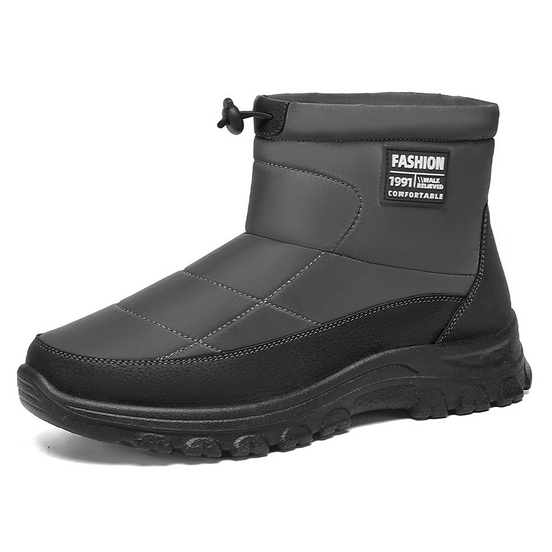 Men's Cotton-padded Shoes High-top With Velvet Thick foto 4