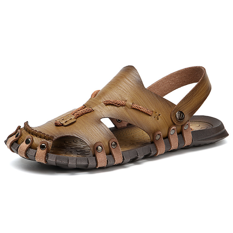 Plus Size Sandals Men's Breathable Non-slip Beach Shoes foto 2