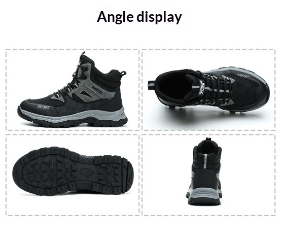 High-top Labor Protection Shoes With Anti-smashing Puncture-resistant And Abrasion-resistant Safety Features foto 4