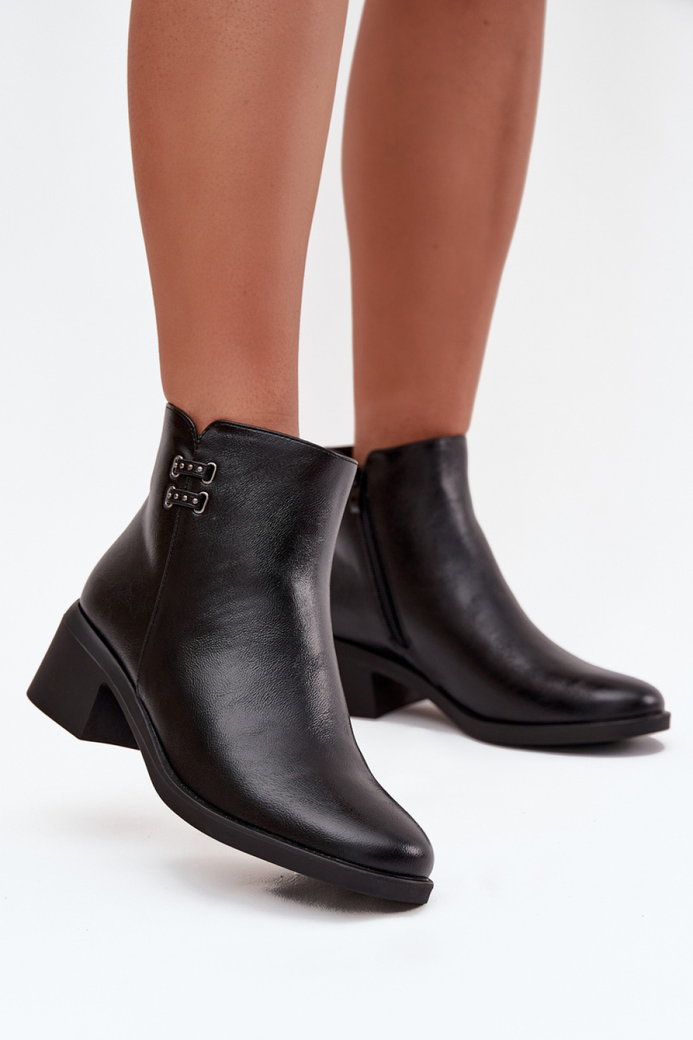Laarsjes met hoge hak Step in style