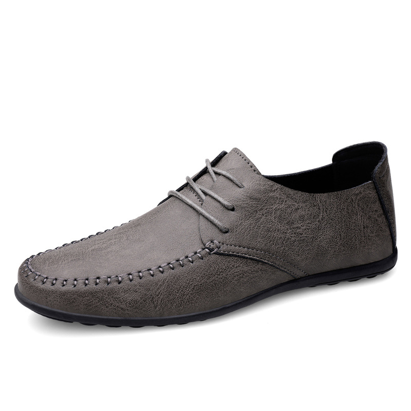 Men's Business Casual Breathable Leather Shoes foto 3