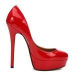 Anti-string Crossbody Plus Size Women's Low-cut High Heel Pumps foto 2