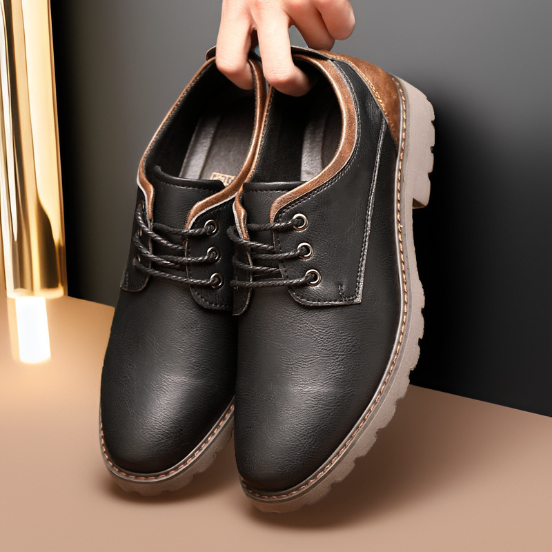 Large Size Casual Korean Fashion Men's Retro Low-top Shoes foto 4