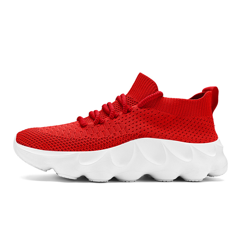 Flyknit Sports Lightweight Plus Size Sock Shoes Casual High Top foto 3