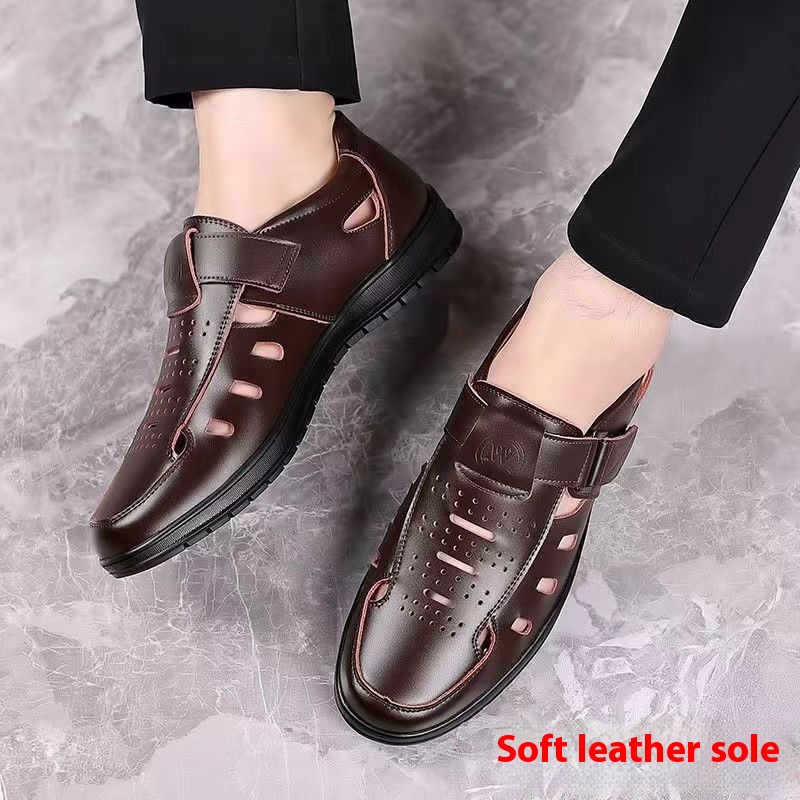 Casual Breathable Summer Hollow Sandals Men foto 5