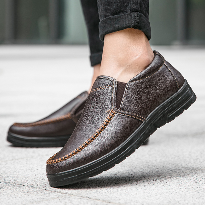 Stylish And Lightweight Business Casual Men's Shoes foto 3