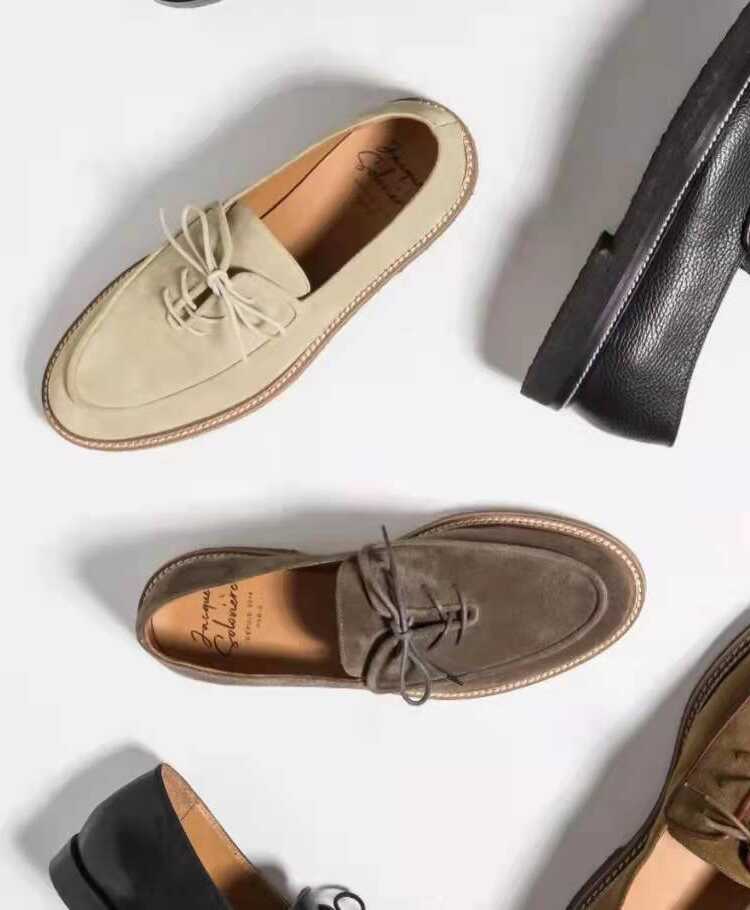 National Niche OLIVIER Yupi Men's Thick Bottom Retro Loafers foto 4