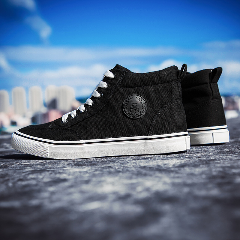 High-top Cloth Shoes Lazy Shoes Lace Up Casual foto 5