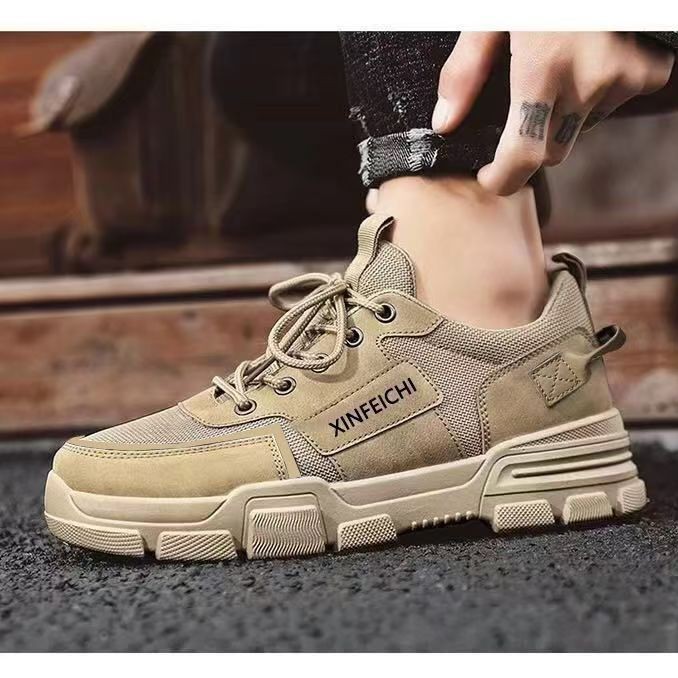 Men's Shoes Non-slip Construction Site Work Wear-resistant Sports Leisure foto 3