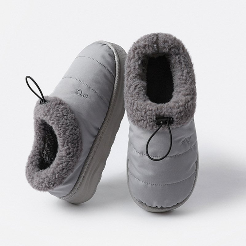 Cotton Slippers For Winter, Men And Women Adults, Furry Shoes, Indoor Cotton Shoes foto 5