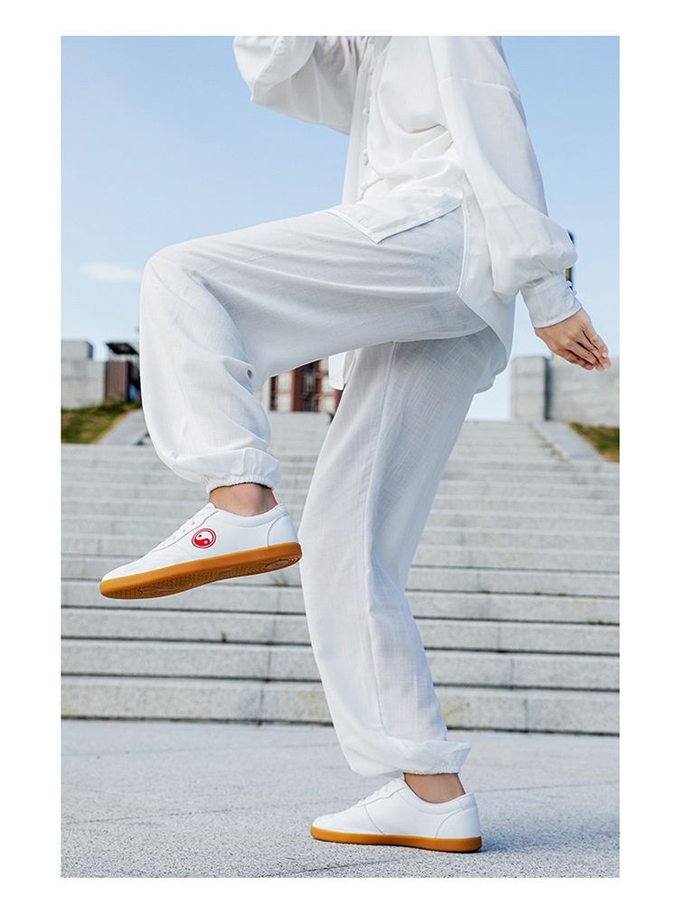 Men's Soft Bottom Lightweight Non-slip Breathable Martial Arts Practice Shoes foto 2