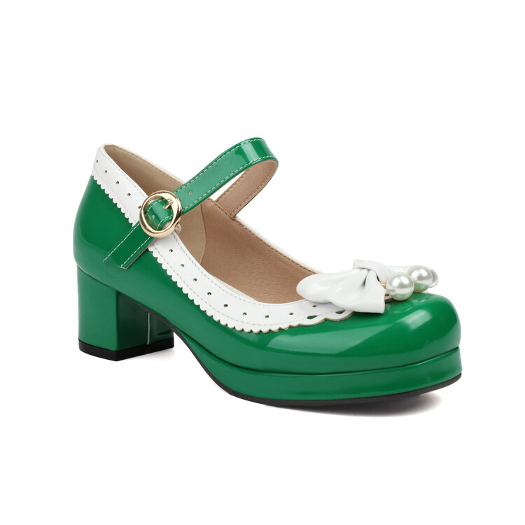 Spring Summer New Mary Jane High Heels foto 2