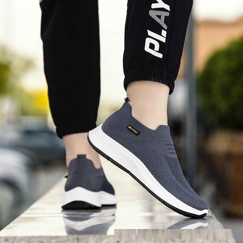 Spring Sports Leisure Cloth Shoes Flying Woven Thin Mesh Shoes foto 4