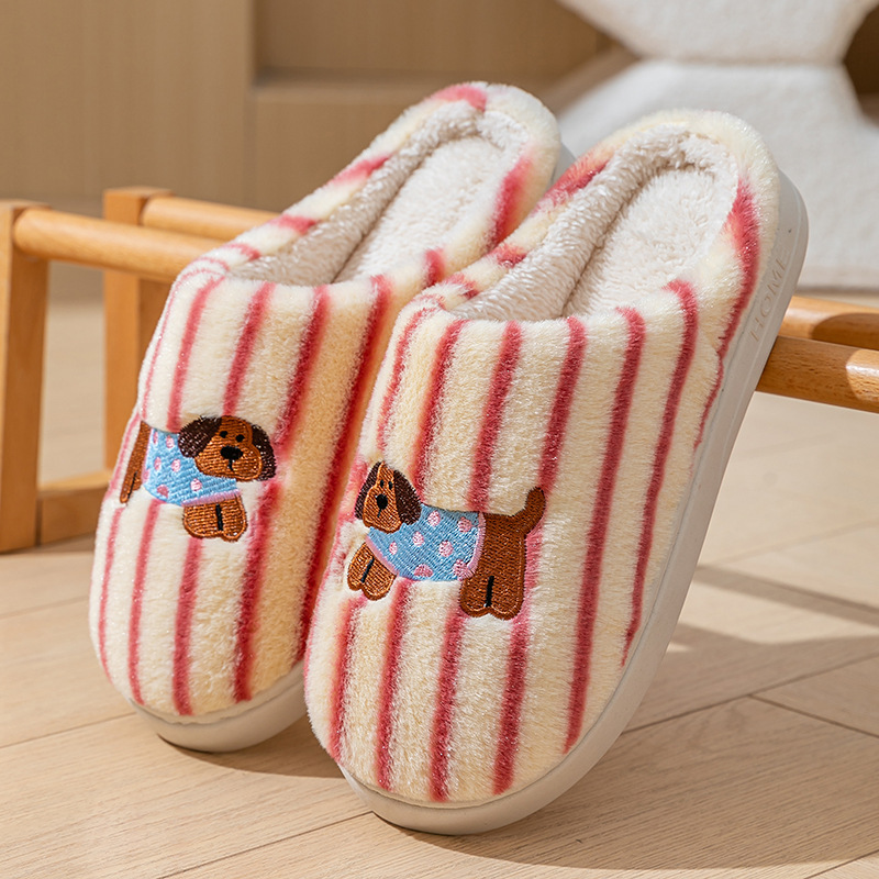 Women's Wear-resistant Soft Bottom Warm Keeping Cotton Slippers foto 4