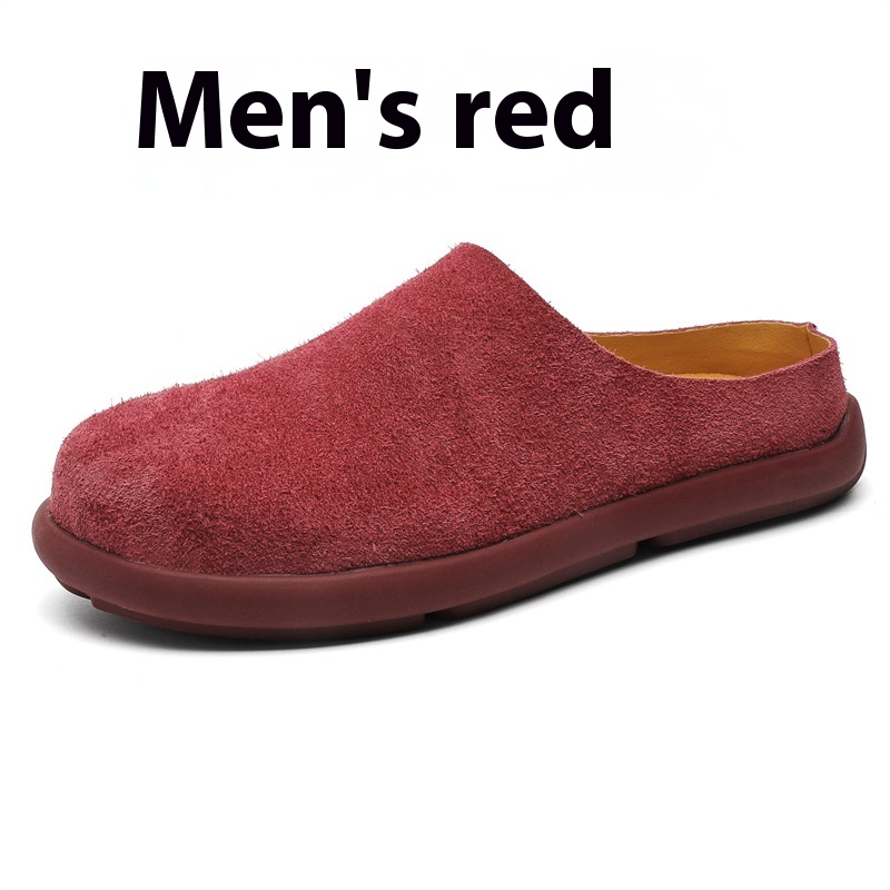 Outdoor Half Slippers Leather Shoes foto 2