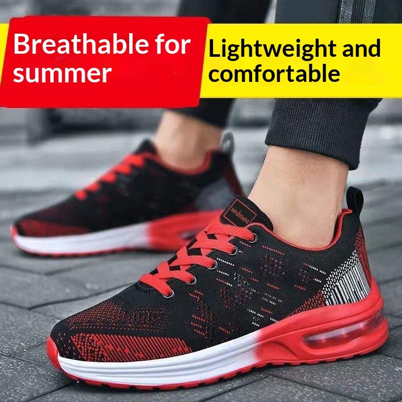 Mens Lace-up Shock-absorbing Non-slip And Wear-resistant Sneakers foto 2