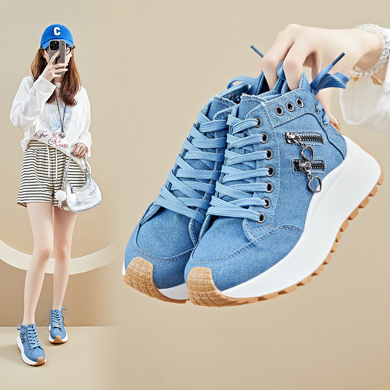 Ins Korean New Dad Shoes Sports Platform foto 3