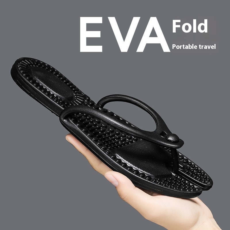 Foldable Travel Couple Flip Flops Plus Size foto 3