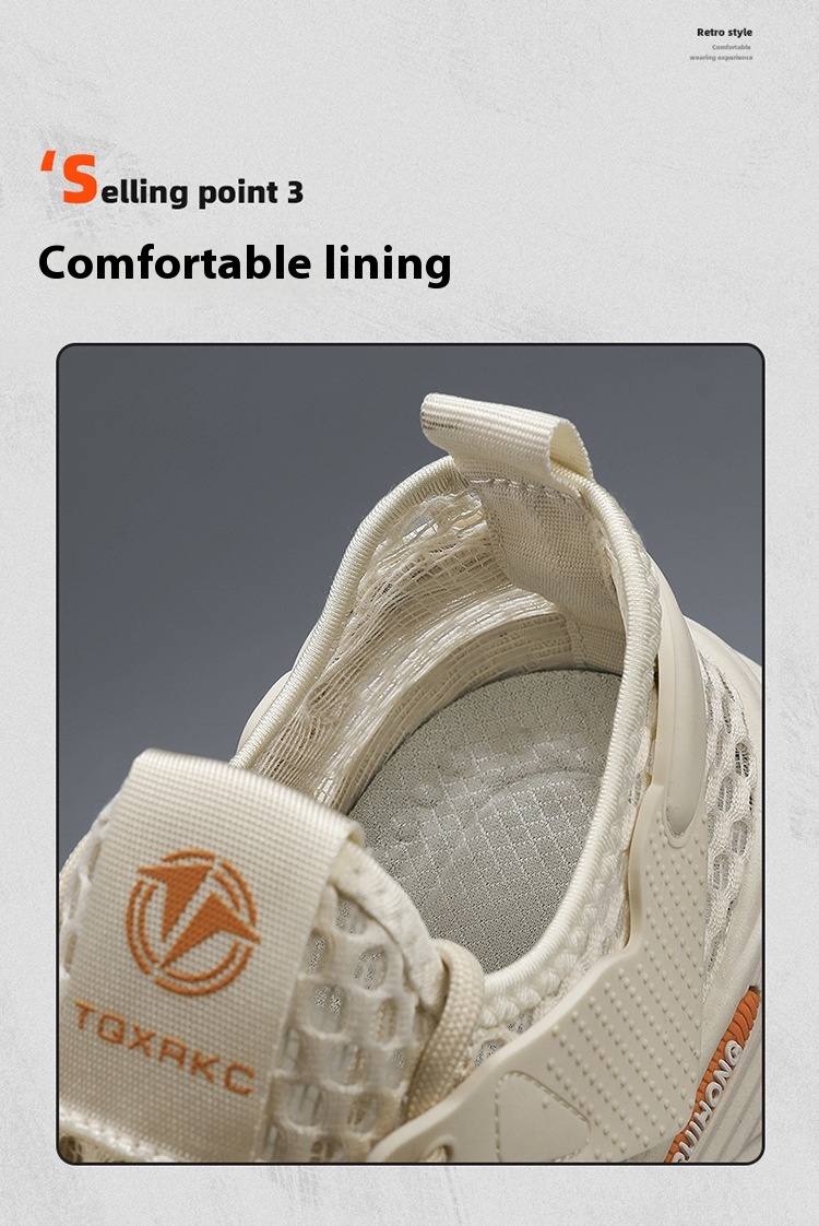 New Summer Mesh Shoes Men's Breathable Lightweight Sneaker foto 5