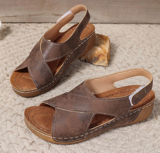 Roman Sandals Platform Platform With Skirt Casual Open Toe All-matching Beach foto 2